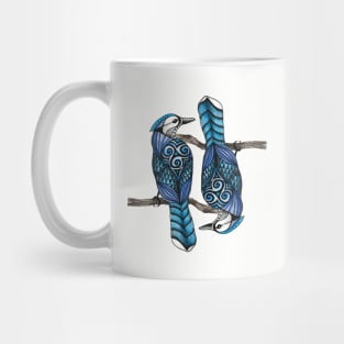 Blue Jay Spirit Animal Design Mug